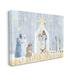 Stupell Industries Nativity Barn Stable Christmas Holiday Rustic Scene Wall Plaque Art By Andi Metz Metal in Blue | 30 H x 40 W x 1.5 D in | Wayfair