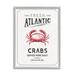 Stupell Industries Fresh Atlantic Crabs Vintage Nautical Food Advertisement Wall Plaque Art By Nina Pierce Canvas in White | Wayfair