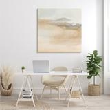 Stupell Industries Cinnamon Shores Abstract Landscape Soft Neutral Tones Wall Plaque Art By Victoria Barnes Canvas in White | Wayfair