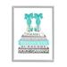 Stupell Industries Turquoise Designer Heels On Modern Glam Bookstack Oversized Stretched Canvas Wall Art By Amanda Green Canvas in Blue | Wayfair