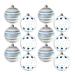 The Holiday Aisle® 2 Piece Solid Ball Ornament Set Plastic in White | 4 H x 4 W x 4 D in | Wayfair FCA34FB2C96A4EC093995EA83B09C525