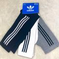 Adidas Accessories | New!Unisex, Adidas 3 Pairs Of Crew Socks. | Color: Black/White | Size: Os