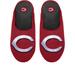 Men's FOCO Cincinnati Reds Big Logo Colorblock Mesh Slippers