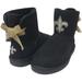 Women's Cuce New Orleans Saints Low Team Ribbon Boots