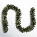 The Holiday Aisle® 9' Pine Pre-Lit Garland w/ 100 Warm Lights Metal in Green | 10 H x 108 W x 6 D in | Wayfair 1A5E6474422445BBA44A3BC834176EA7