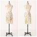Anthropologie Dresses | Anthro Deletta Tea And Sweets Floral Pleated Dress | Color: Cream | Size: Xs