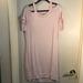 Athleta Dresses | Athleta Beyond Soft Cold Shoulder Dress | Color: Pink | Size: M