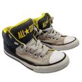 Converse Shoes | Converse All Stars Kids 2 Black Yellow High Top Casual Shoes - 656071f | Color: Black/Yellow | Size: 2b