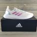 Adidas Shoes | Adidas Qt Racer Sport Women's Running Shoe Chalk White/Cherry/Silver Metallic | Color: Blue/Silver/White | Size: 8