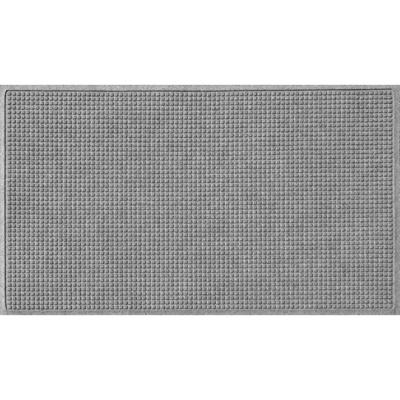 WaterHog Squares Door Mat 3'x5' by Bungalow Flooring in Gray
