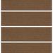 WaterHog Squares Stair Tread 8.5"x30" (set of 4) by Bungalow Flooring in Brown