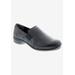 Women's Slide-In Flat by Ros Hommerson in Black Leather (Size 7 1/2 M)