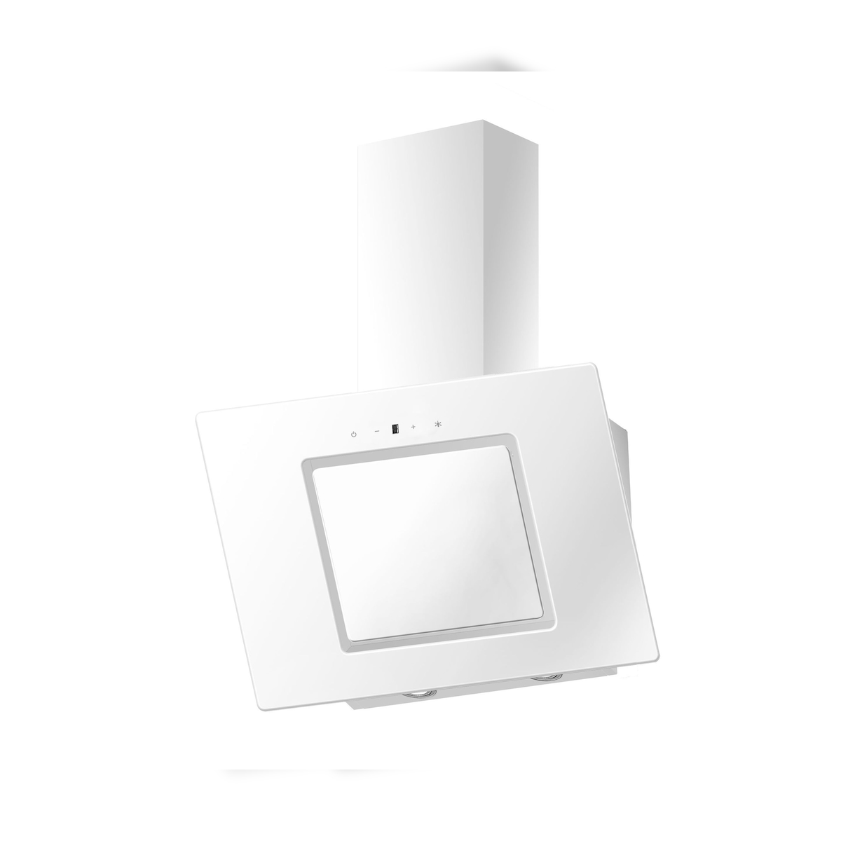 PKM Kopffreihaube S26-60 BWTY - 60cm, weiß, Glas, LED, Dunstabzugshaube Image