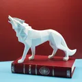Figurines de loup en polyrésine S/L Sculptures abstraites décor de salle accessoires de bureau