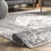 Gray 72 x 0.12 in Area Rug - Steelside™ Teo Machine Washable Oriental Medallion Area Rug in Light/Brown Polyester | 72 W x 0.12 D in | Wayfair