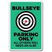 Trinx Berinhard Bullseye Parking Only Sign Resin/Plastic | 10 H x 14 W x 0.1 D in | Wayfair 2DBD7556E99C4B1DB2C634FC19ED9697