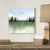 Loon Peak® Forest's Edge I Canvas in Green | 20 H x 20 W x 1.25 D in | Wayfair 915F578501E04DD3A08112B47309A14C