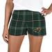 Women's Concepts Sport Hunter Green/Black Minnesota Wild Ultimate Flannel Shorts