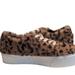 Jessica Simpson Shoes | Jessica Simpson Womens Edda Brown Print Faux Fur Platform Sneakers 9.5 New | Color: Brown/Tan | Size: Various