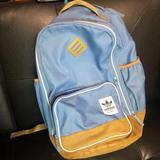 Adidas Bags | Adidas Original Backpack Blue Grey Bookbag Fits 15" Laptop School | Color: Blue/Gray | Size: Os