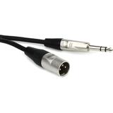 Hosa HSX-010 Pro Balanced Interconnect - REAN 1/4-inch TRS Male to XLR3 Male - 10 foot