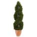 4.5' Double Pond Cypress Topiary Artificial Tree in Terracotta Planter UV Resistant (Indoor/Outdoor) - 11"D x 18"W x 1.5"H