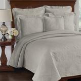 Historic Charleston King Charles Lightweight Cotton Matelasse Quilted Coverlet