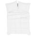 London Fog Garment Wash Microfiber 3 Piece Comforter Set Polyester/Polyfill/Microfiber in White | King | Wayfair CS4463WTKG-1700