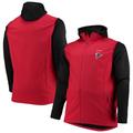 Men's Dunbrooke Red/Black Atlanta Falcons Big & Tall Alpha Full-Zip Hoodie Jacket