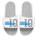 Men's ISlide Justin Herbert White NFLPA Number Fan Slide Sandals