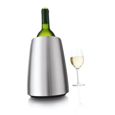 Active Cooler Wine Elegant, Stainless Steel by Vacu Vin in Silver