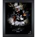 Charles Woodson Oakland Raiders Framed Autographed 20" x 24" In Focus Photograph with "HOF 21" Inscription