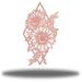 Rosalind Wheeler Downers Sunflower Metal in Pink | 30 H x 17 W x 0.06 D in | Wayfair CBB8CA48B88243DD9B278FFC9971571B