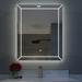 Orren Ellis Wall Mounted Dimmable Makeup LED Bathroom Vanity Mirror w/ Lights Backlit & Anti-Fog | 30 H x 24 W x 1.6 D in | Wayfair