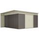 Premium Gartenhaus Uppsala 13,22 m2 - 10 Jahre Garantie - 397x333x191cm. Metall-Schuppen