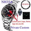 NH35A-Montre-bracelet existent Personnalisée pour Homme Gravure avec Votre Nom et Logo Bracelet en