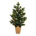 Vickerman 675663 - 24" x 14" Artificial Bryson Spruce Christmas Tree with 35 Multi-Colored Mini LED Lights Christmas Tree (G211526LED)