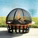 Copper Fire Pit Stainless Steel and Sparkguard Set - Frontgate