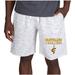 Men's Concepts Sport White/Charcoal Cleveland Cavaliers Alley Fleece Shorts
