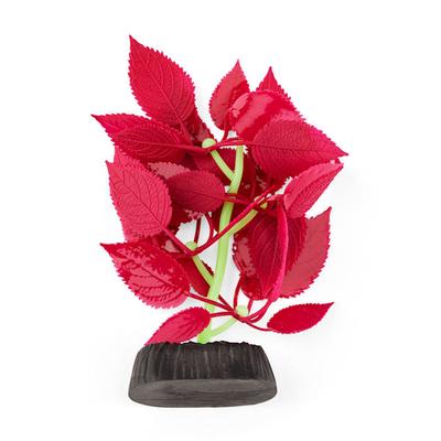 Imagitarium Red Silicone Sword Aquarium Plant, Small