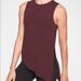 Athleta Tops | Athleta Cloudlight Asym Side Tie Tank | Color: Purple/Red | Size: M