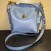 Coach Bags | New Coach Blue Nylon Leather Trim And Brass Cargo Crossbody Shoulder Bag | Color: Blue | Size: Medium