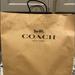 Coach Other | Coach Gift Bag - Extra Large | Color: Tan | Size: 18”W X 19”H