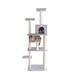 Gleepet 74" Real Wood Cat Tree With Seven Levels, Silver Gray by Armarkat in Silver