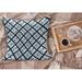 East Urban Home Ambesonne Navy Fluffy Throw Pillow Cushion Cover, Nautical Pattern w/ Anchor & Windrose In Stripes Navigation Sea Adventure | Wayfair