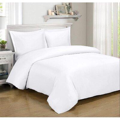 Bamboo Viscose Comforter Cover, White Duvet Cover With Corner Ties
