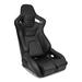 Inbox Zero Universal Bucket Racing Seat Right Passenger Side w/ Dual Slider Pu Reclinable Passenger Side Foam Padding in Black | Wayfair