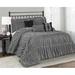 Red Barrel Studio® Abbingt Microfiber 7 Piece Comforter Set Microfiber in Gray | Queen Comforter + 6 Additional Pieces | Wayfair