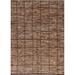 Checkered Gabbeh Persian Wool Area Rug Hand-knotted Home Decor Carpet - 4'7" x 6'3"