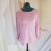 J. Crew Tops | J.Crew Long Sleeve Top | Color: Pink/White | Size: M